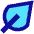 Leaf Icon from Sharp Pop Set