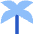 Palm Tree Icon from Sharp Flat Set