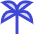 Palm Tree Icon from Sharp Duo Set