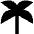 Palm Tree Icon from Sharp Solid Set