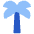 Palm Tree Icon from Plump Flat Set
