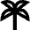 Palm Tree Icon from Sharp Remix Set