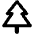 Pine Tree Icon from Core Remix Set | Free Download as SVG Vector and Transparent PNG | Streamline icons