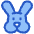 Rabbit Icon from Plump Duo Set | Free Download as SVG Vector and Transparent PNG | Streamline icons