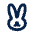 Rabbit Line Icon from Mingcute Line Set | Free Download as SVG Vector and Transparent PNG | Streamline icons