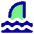Shark Icon from Core Pop Set