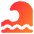 Tidal Wave Icon from Core Gradient Set