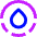 Water Drop 1 Icon from Sharp Neon Set