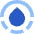 Water Drop 1 Icon from Sharp Flat Set