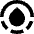 Water Drop 1 Icon from Sharp Solid Set
