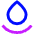 Water Drop 2 Icon from Sharp Neon Set