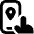 Navigation Smartphone Finger Icon from Ultimate Bold Set