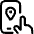 Navigation Smartphone Finger Icon from Ultimate Regular Set