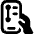Navigation Smartphone Hand Icon from Ultimate Bold Set