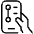 Navigation Smartphone Hand Icon from Ultimate Light Set