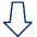 Navigation Down Arrow Icon from Cyber Line Set