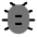 Bug Minimalistic Icon from Solar Bold Duotone Set