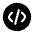 Code Circle Icon from Solar Bold Set