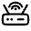 Wi Fi Router Icon from Solar Linear Set