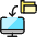 Monitor Transfer Folder Icon from Ultimate Colors Set