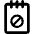 Notes Book Restrict Icon from Nova Line Set