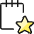 Notes Star Icon from Ultimate Colors Set