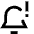 Notification Alarm 1 Icon from Sharp Line Set