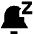 Notification Alarm Snooze Icon from Sharp Solid Set