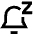 Notification Alarm Snooze Icon from Sharp Line Set