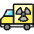 Nuclear Energy Truck Icon from Ultimate Colors Set