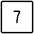Number Seven Square icon - Free transparent PNG, SVG. No sign up needed.