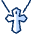 Necklace Cross icon - Free transparent PNG, SVG. No sign up needed.
