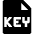 File Key Icon from Nova Solid Set