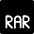 File Rar 1 Icon from Ultimate Bold Set