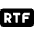 File Rtf 1 icon - Free transparent PNG, SVG. No sign up needed.