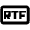 File Rtf 1 Icon from Nova Line Set