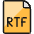 Office File Rtf Icon from Ultimate Colors Set | Free Download as SVG Vector and Transparent PNG | Streamline icons