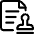 Office File Stamp Icon from Ultimate Regular Set