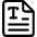 Office File Text Icon from Ultimate Regular Set