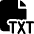 Office File Txt 1 Icon from Ultimate Bold Set