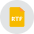 Rtf File icon - Free transparent PNG, SVG. No sign up needed.