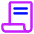 Document Contract License Icon from Core Neon Set