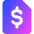 File Document Financial Report Statement Icon from Core Gradient Set