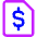 File Document Financial Report Statement Icon from Core Neon Set