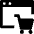 Online Shopping Web Cart Icon from Nova Line Set