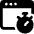 Optimization Timer 1 Icon from Ultimate Bold Set