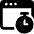Optimization Timer Icon from Ultimate Bold Set