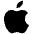 Apple Logo Icon from Ultimate Bold Set