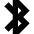 Bluetooth Icon from Block – Free Set