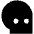 Skull Icon from Block – Free Set